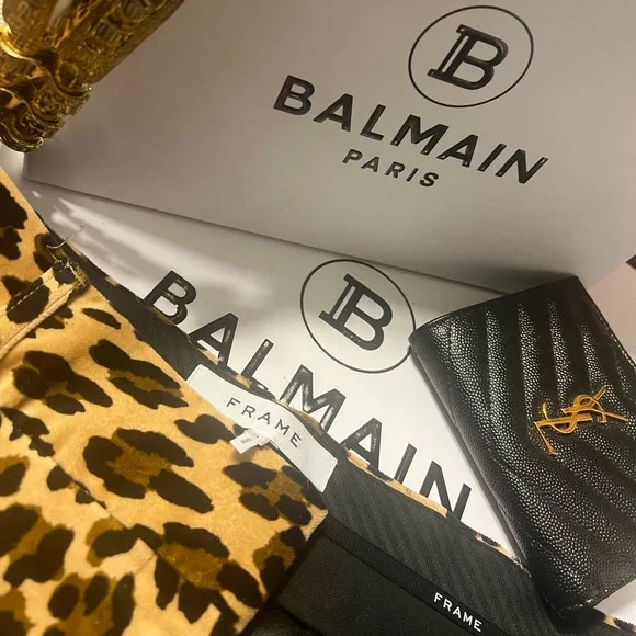 FRAME Classic Cheetah Trousers $695 NEW Size 0 leopard